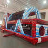 53ft XL Crimson Bay Commercial Hybrid Inflatable Obstacle Course (Copy) - BounceWave Inflatable Sales