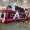 53ft XL Crimson Bay Commercial Hybrid Inflatable Obstacle Course (Copy) - BounceWave Inflatable Sales