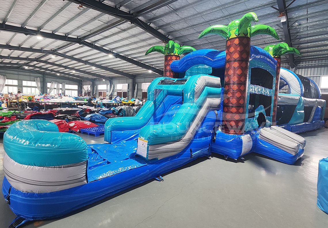 56.5ft Bahama 2 - Piece Obstacle - Combo - BounceWave Inflatable Sales