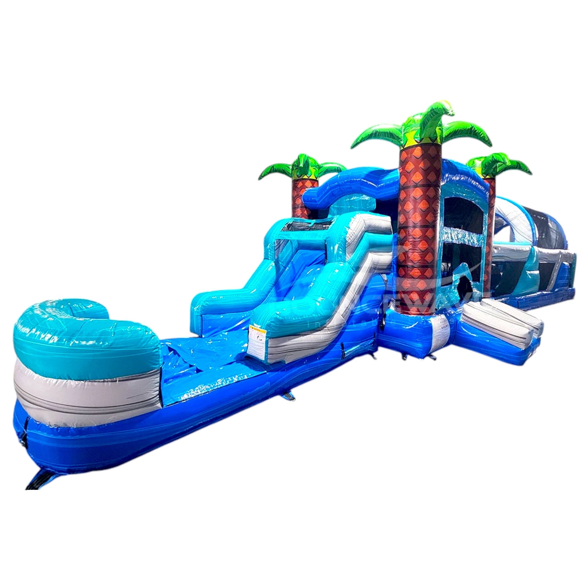 56.5ft Bahama 2 - Piece Obstacle - Combo - BounceWave Inflatable Sales