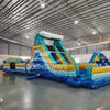 62ft Akua Falls 2 - Piece Wet/Dry Inflatable Obstacle Course - BounceWave Inflatable Sales