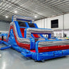 62ft Baja 2 - Piece Wet/Dry Inflatable Obstacle Course - BounceWave Inflatable Sales