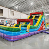 62ft Euro Marble 2 - Piece Wet/Dry Inflatable Obstacle Course - BounceWave Inflatable Sales