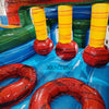 62ft Euro Marble 2 - Piece Wet/Dry Inflatable Obstacle Course - BounceWave Inflatable Sales