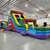 62ft Euro Marble 2 - Piece Wet/Dry Inflatable Obstacle Course - BounceWave Inflatable Sales