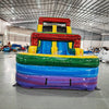 62ft Euro Marble 2 - Piece Wet/Dry Inflatable Obstacle Course - BounceWave Inflatable Sales