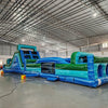 62ft Island Drop 2 - Piece Wet/Dry Inflatable Obstacle Course - BounceWave Inflatable Sales