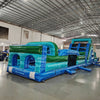 62ft Island Drop 2 - Piece Wet/Dry Inflatable Obstacle Course - BounceWave Inflatable Sales