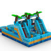 Akua Falls Double Dash Splash Inflatable Obstacle Course - BounceWave Inflatable Sales