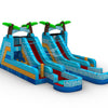 Akua Falls Double Dash Splash Inflatable Obstacle Course - BounceWave Inflatable Sales