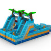 Akua Falls Double Dash Splash Inflatable Obstacle Course - BounceWave Inflatable Sales