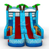 Akua Falls Double Dash Splash Inflatable Obstacle Course - BounceWave Inflatable Sales