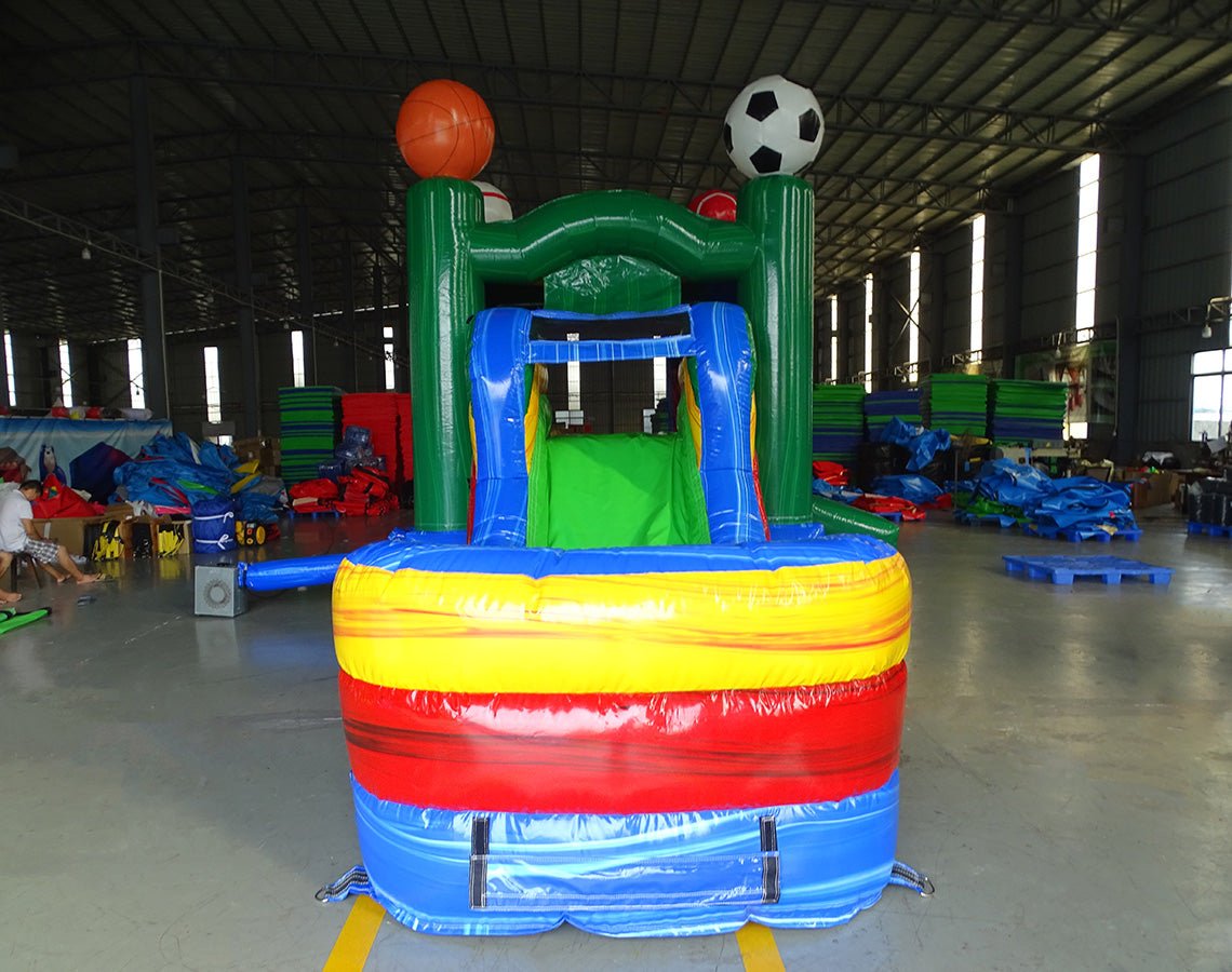 All - Star Sport Commercial Econo Inflatable Combo (Wet/Dry) - BounceWave Inflatable Sales