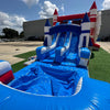 Astronaut Dual Lane Commercial Inflatable Combo (Wet/Dry) - BounceWave Inflatable Sales