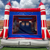 Astronaut Dual Lane Commercial Inflatable Combo (Wet/Dry) - BounceWave Inflatable Sales