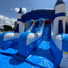 Astronaut Dual Lane Commercial Inflatable Combo (Wet/Dry) - BounceWave Inflatable Sales