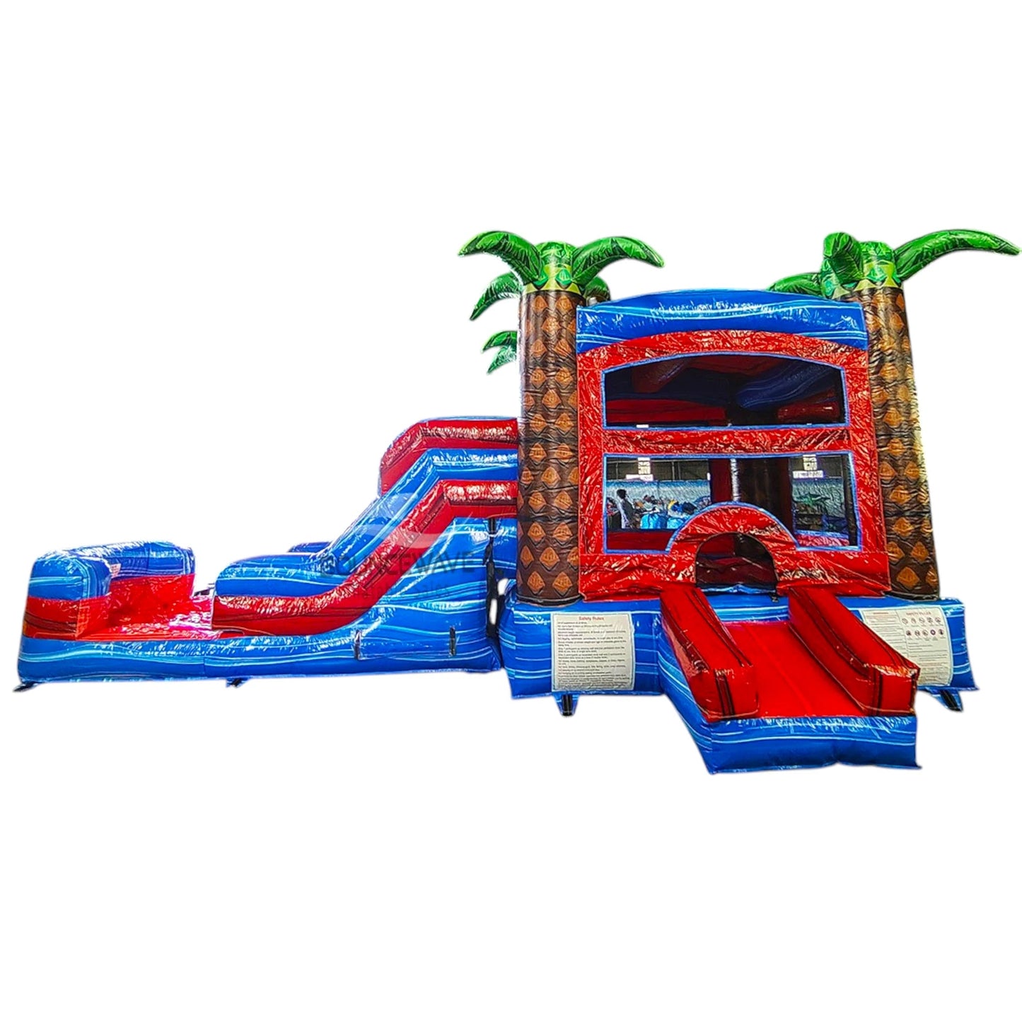 Baja Palms Commercial Inflatable Econo Combo (Wet/Dry) - BounceWave Inflatable Sales