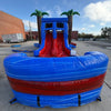 Baja Palms Dual Lane Commercial Inflatable Combo (Wet/Dry) - BounceWave Inflatable Sales