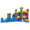 Balloon Dual Lane Commercial Inflatable Combo (Wet/Dry) - BounceWave Inflatable Sales