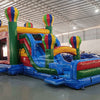 Balloon Dual Lane Commercial Inflatable Combo (Wet/Dry) - BounceWave Inflatable Sales