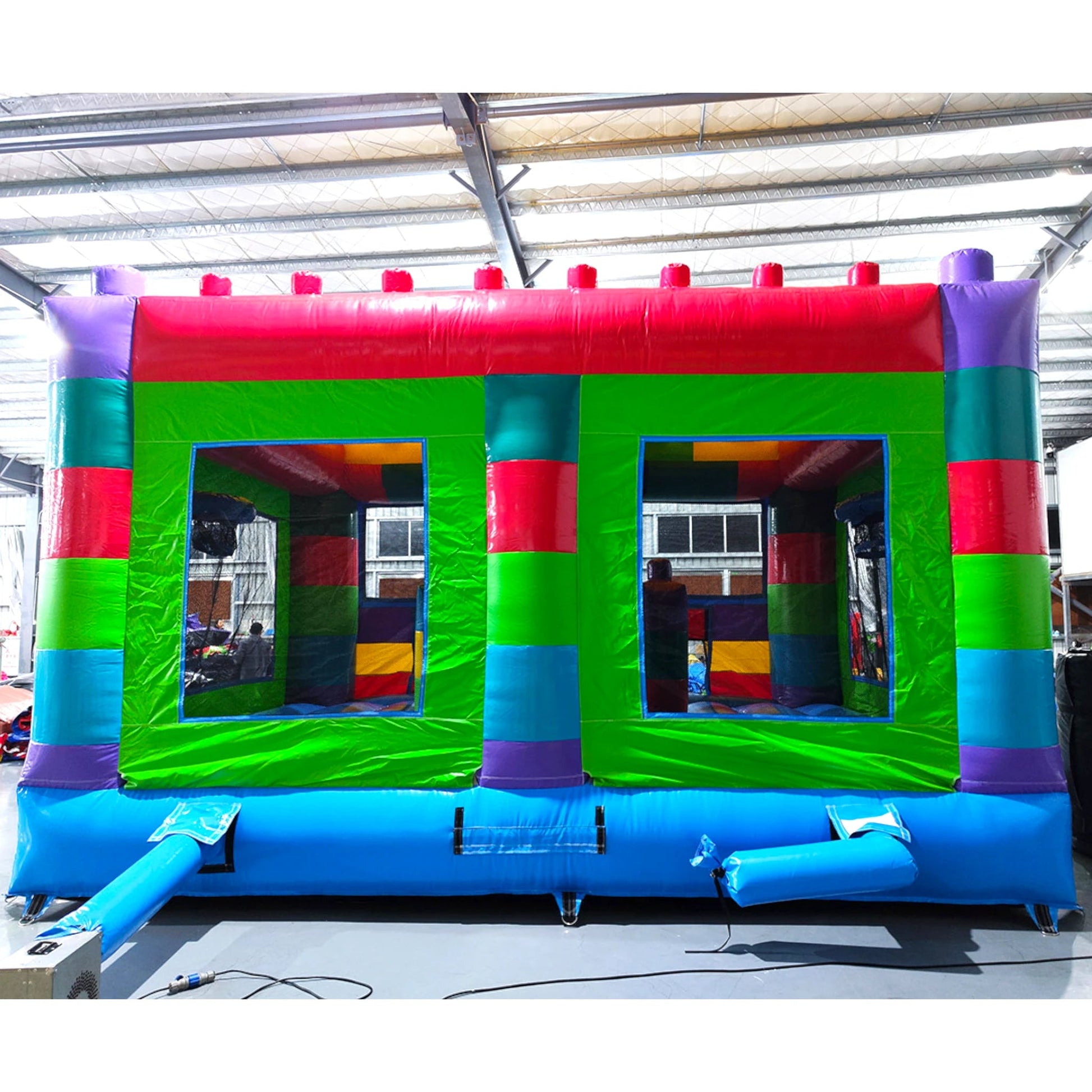 Block Builder XL Commercial Grade Bounce House - BounceWave Inflatable Sales