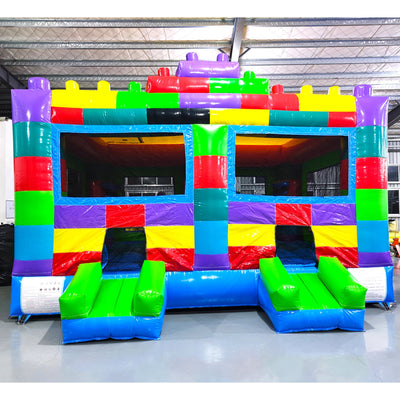 Block Builder XL Commercial Grade Bounce House - BounceWave Inflatable Sales