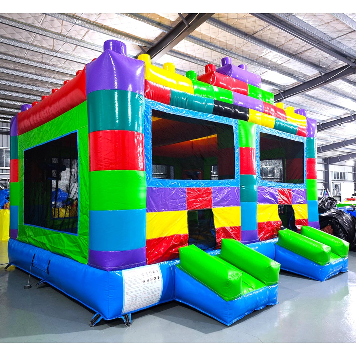 Block Builder XL Commercial Grade Bounce House - BounceWave Inflatable Sales