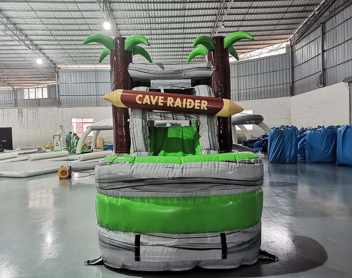 Cave Raider Commercial Econo Inflatable Combo (Wet/Dry) - BounceWave Inflatable Sales