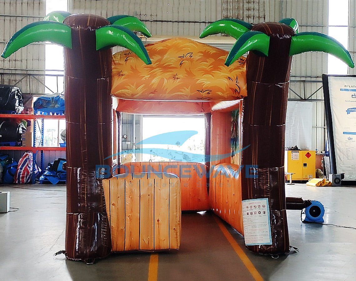 Commercial Grade Inflatable Tiki Bar - BounceWave Inflatable Sales