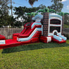 Crimson Bay Commercial Econo Inflatable Combo (Wet/Dry) - BounceWave Inflatable Sales