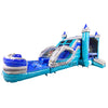 Euro Bahama Castle Dual Lane Commercial Inflatable Combo (Wet/Dry) - BounceWave Inflatable Sales