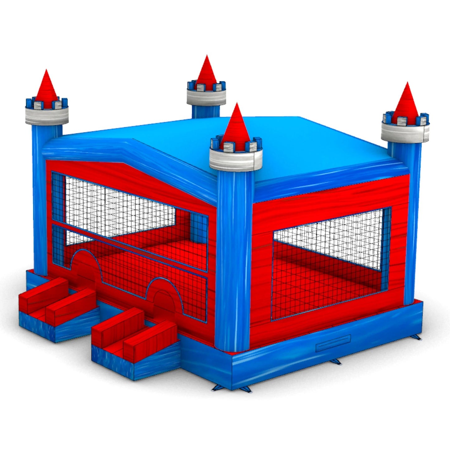 Euro Baja Castle XL Commercial Grade Bounce House - BounceWave Inflatable Sales