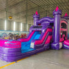 Euro Purple Palace Commercial Econo Inflatable Combo (Wet/Dry) - BounceWave Inflatable Sales