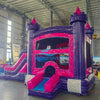 Euro Purple Palace Commercial Econo Inflatable Combo (Wet/Dry) - BounceWave Inflatable Sales