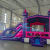 Euro Purple Palace Dual Lane Commercial Inflatable Combo (Wet/Dry) - BounceWave Inflatable Sales