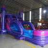 Euro Purple Palace Dual Lane Commercial Inflatable Combo (Wet/Dry) - BounceWave Inflatable Sales