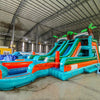 Fiji Falls Double Dash Splash Inflatable Obstacle Course - BounceWave Inflatable Sales