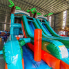 Fiji Falls Double Dash Splash Inflatable Obstacle Course - BounceWave Inflatable Sales