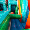 Fiji Falls Double Dash Splash Inflatable Obstacle Course - BounceWave Inflatable Sales