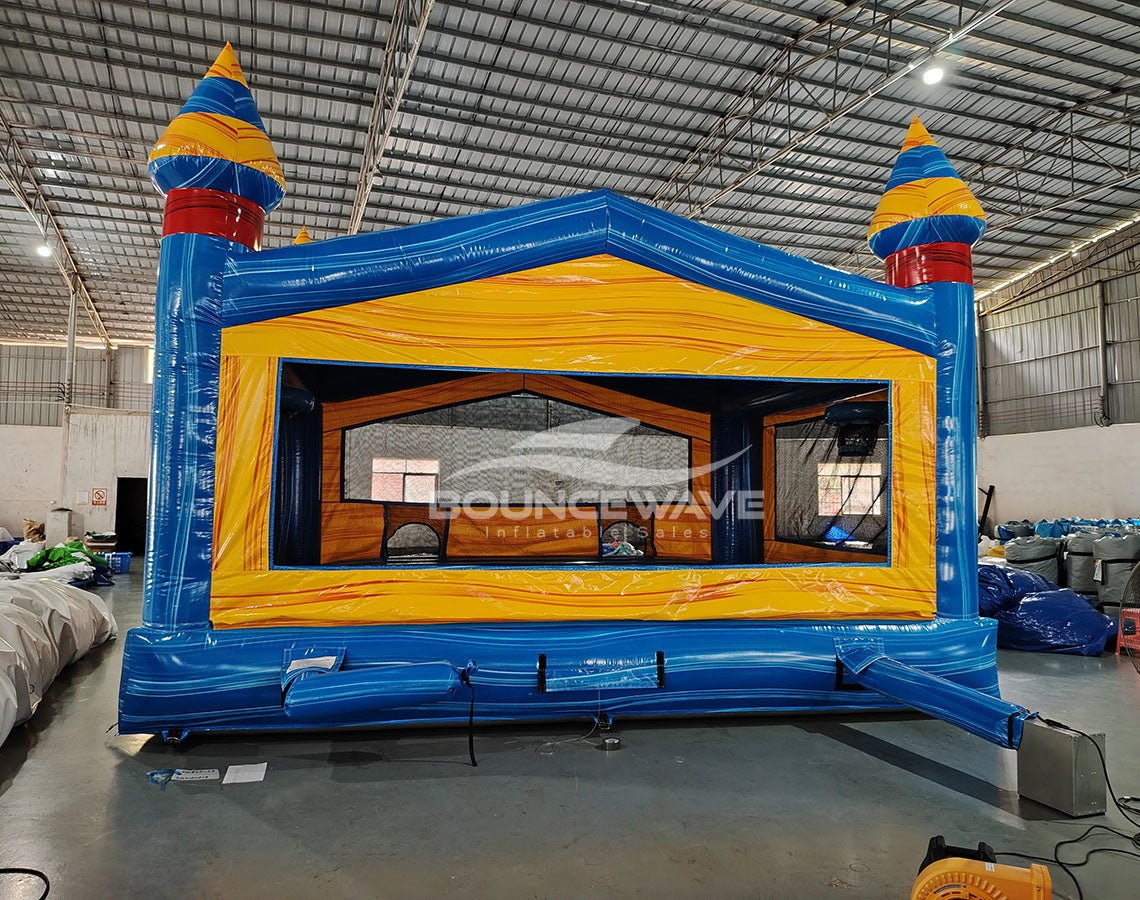 Fire & Ice Castle XL Commercial Grade Bounce House - BounceWave Inflatable Sales