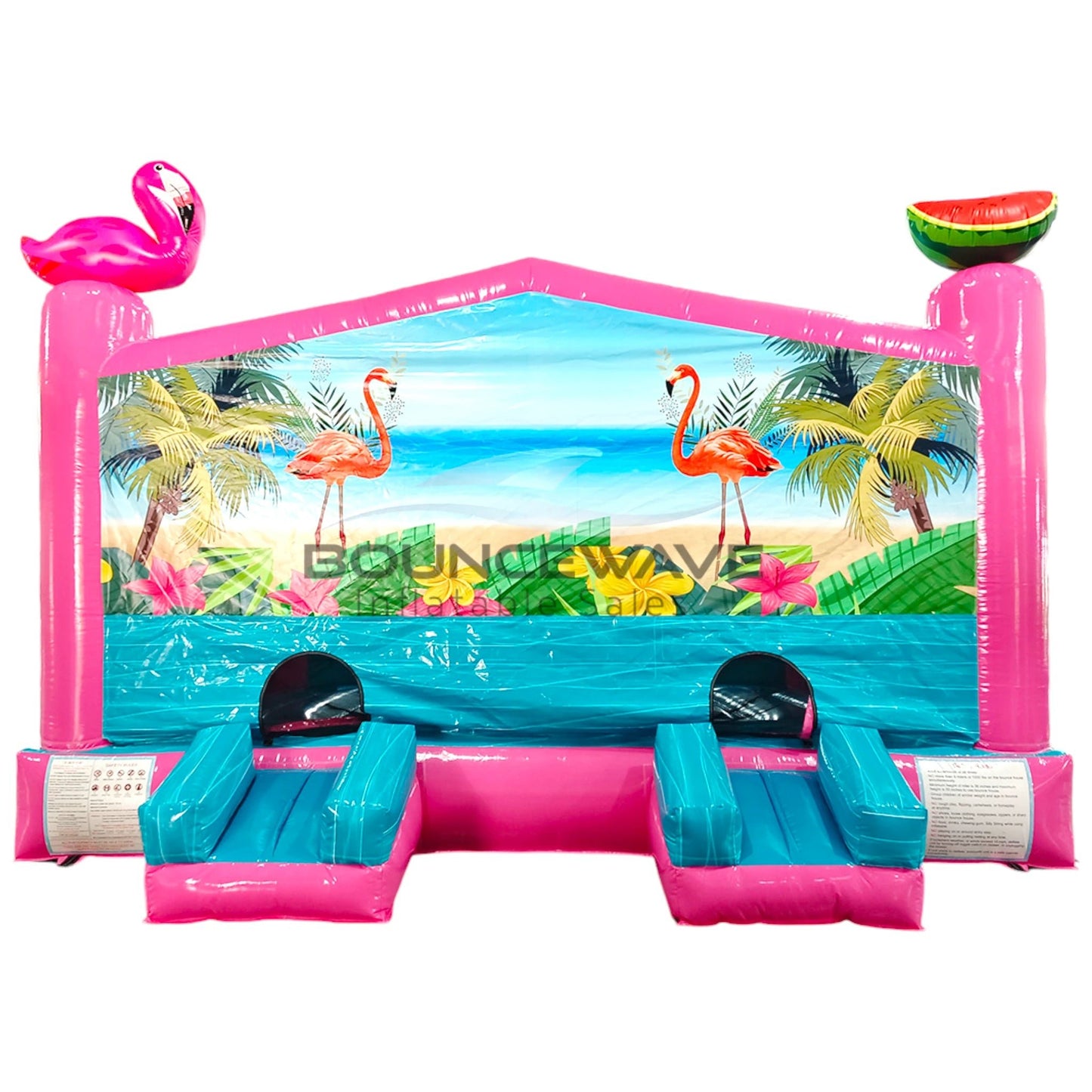 Flamingo XL Commercial Grade Bounce House - BounceWave Inflatable Sales