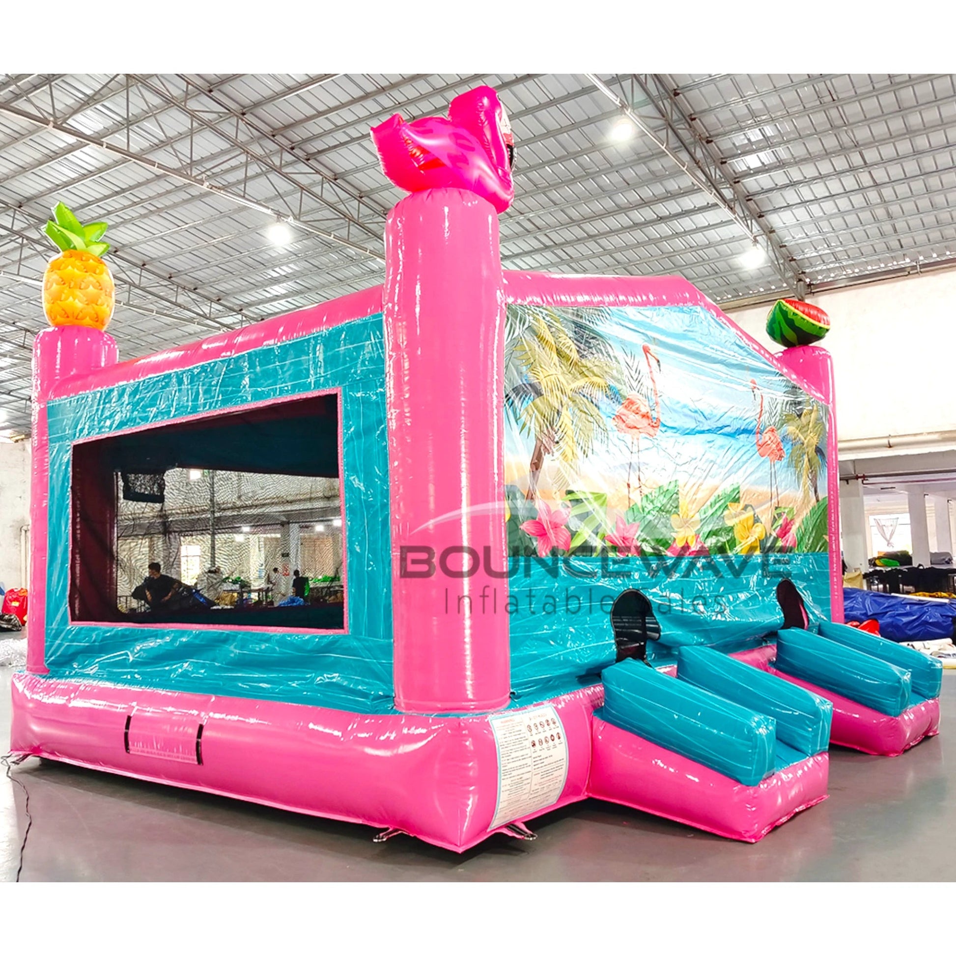 Flamingo XL Commercial Grade Bounce House - BounceWave Inflatable Sales