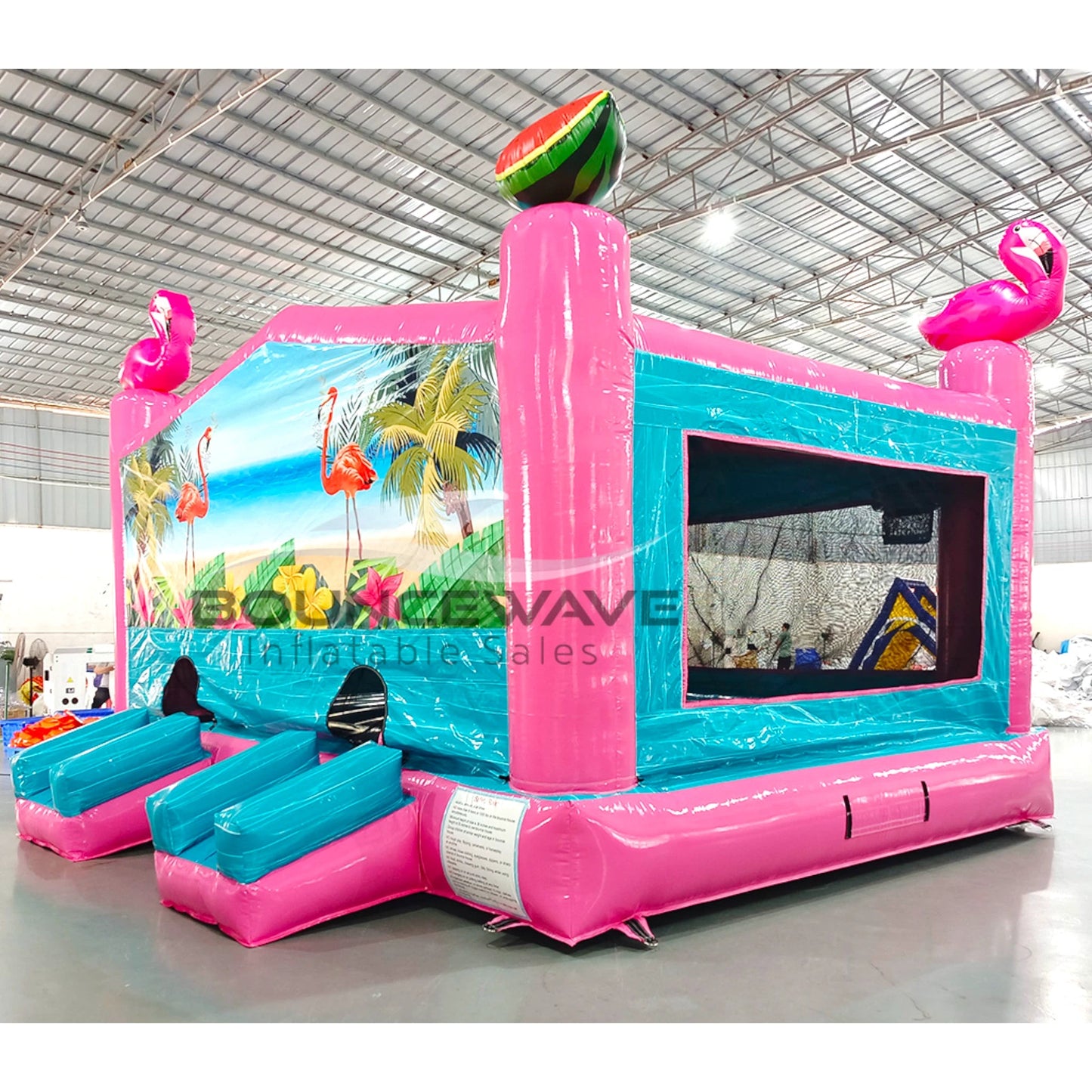 Flamingo XL Commercial Grade Bounce House - BounceWave Inflatable Sales