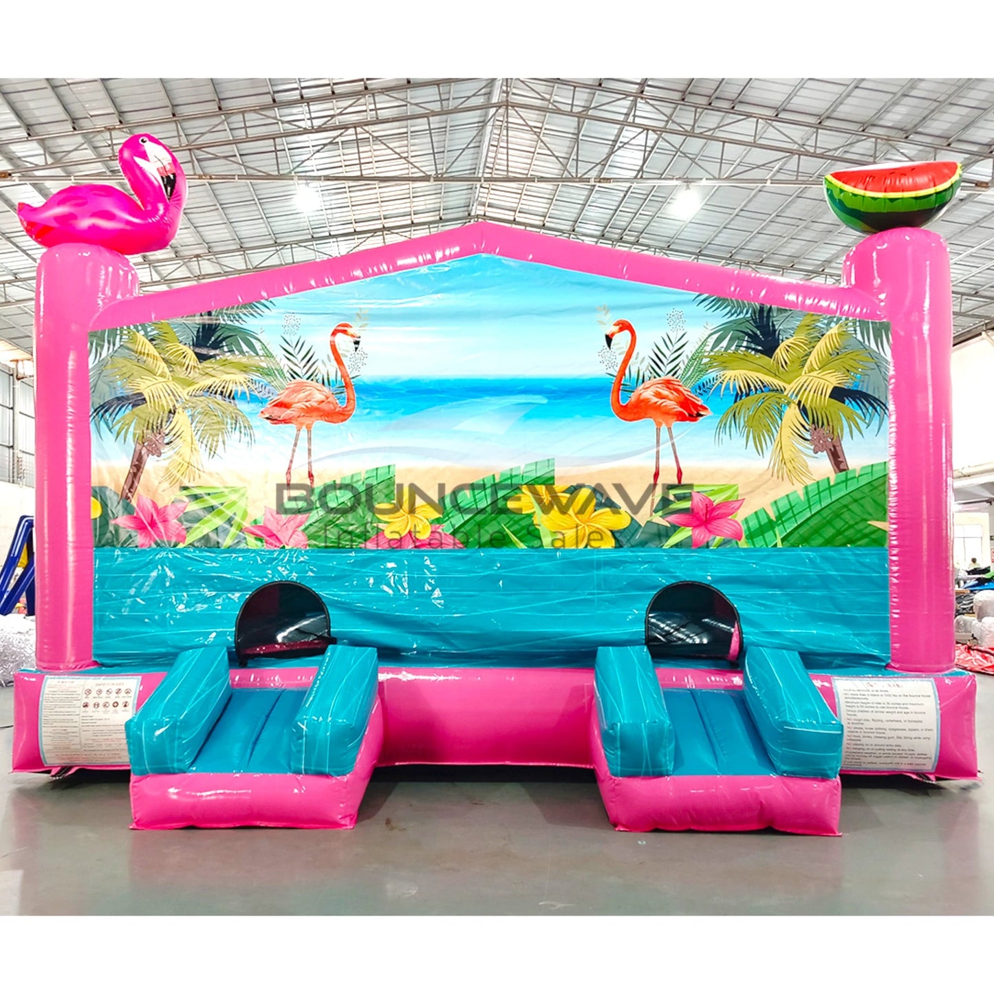 Flamingo XL Commercial Grade Bounce House - BounceWave Inflatable Sales