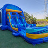 Flashpoint Mega Dome Dual Lane Commercial Inflatable Combo (Wet/Dry) - BounceWave Inflatable Sales