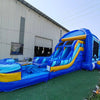 Flashpoint Mega Dome Dual Lane Commercial Inflatable Combo (Wet/Dry) - BounceWave Inflatable Sales