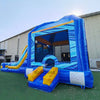 Flashpoint Mega Dome Dual Lane Commercial Inflatable Combo (Wet/Dry) - BounceWave Inflatable Sales