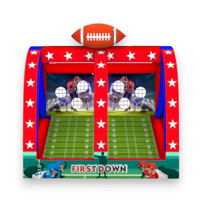 Football Toss Commercial Interactive Inflatable Game - BounceWave Inflatable Sales