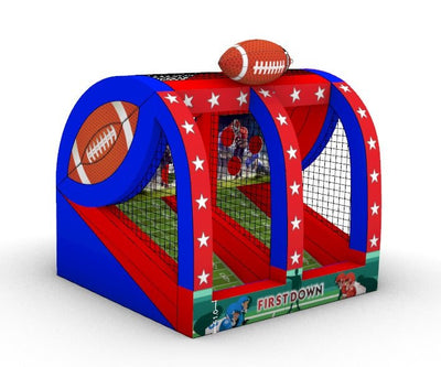 Football Toss Commercial Interactive Inflatable Game - BounceWave Inflatable Sales