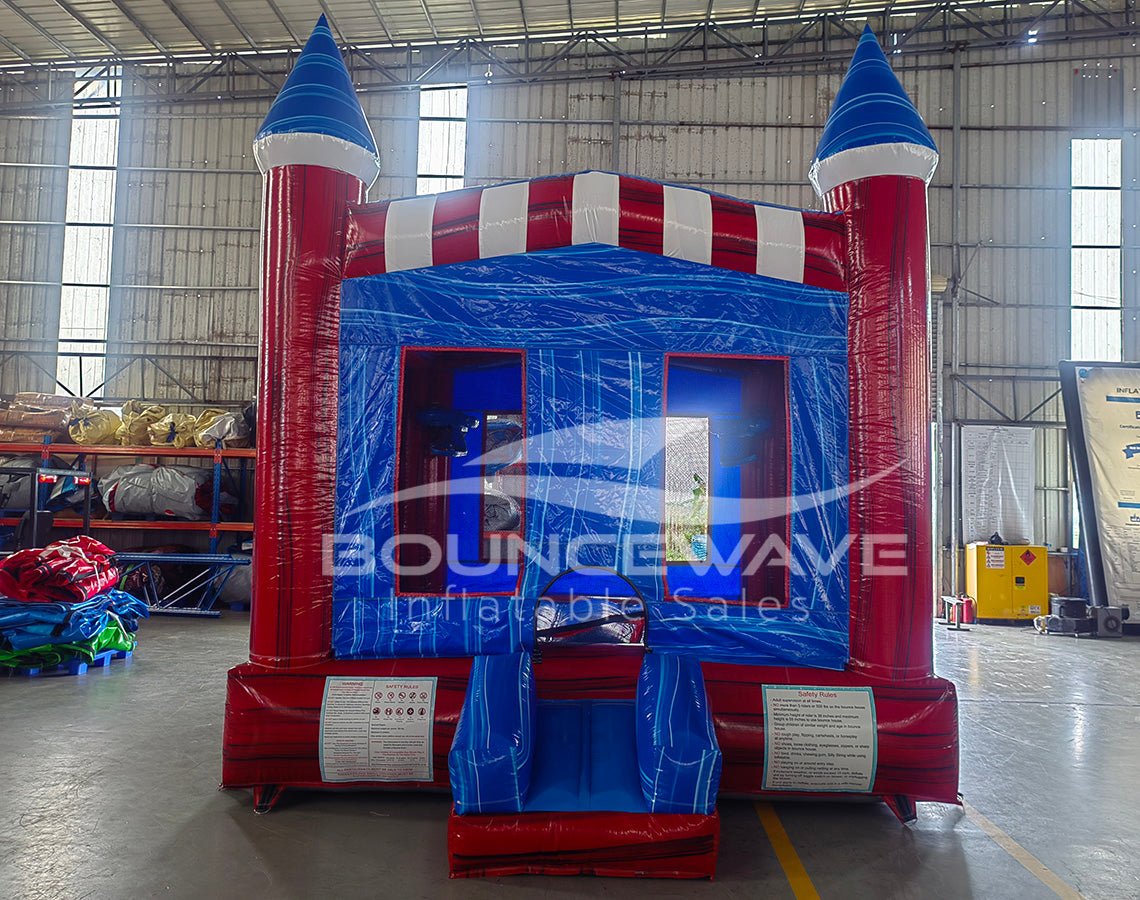 Freedom Fury Commercial Grade Bounce House - BounceWave Inflatable Sales